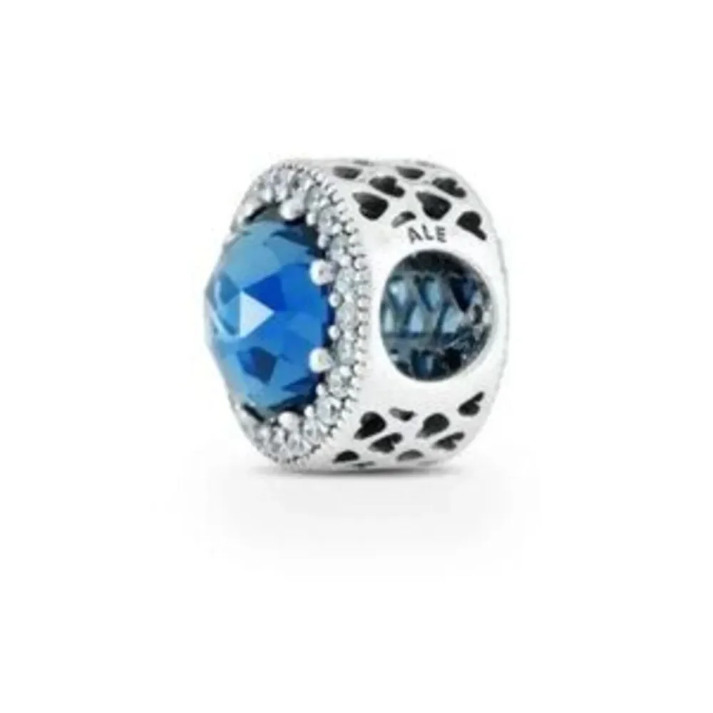 Elegant Blue Stone Charm